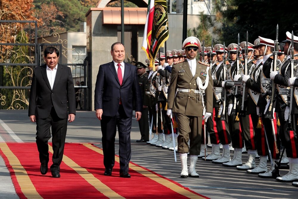 استقبال رسمی معاون اول رئیس جمهور از نخست وزیر
بلاروس